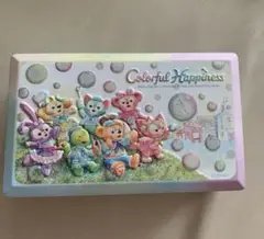ディズニーシー ダッフィー&フレンズ カラフルハピネス チョコレート缶