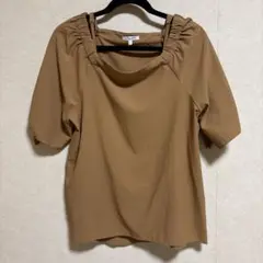 GLOBAL WORK ブラウン 半袖 トップス L