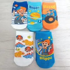 【新品未使用】Blippi ブリッピー キッズソックス 5足セット