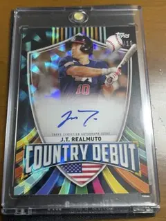 10枚限定！TOPPS J.T. REALMUTO 直筆サイン