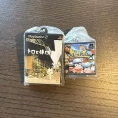 2個セット　ゲームパッケージミニチュアチャーム Playstation