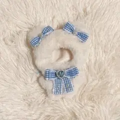 ハンドメイド にじぱぺっと くま 着ぐるみ 10cm ぬい服 ぬい活