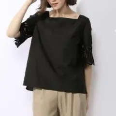訳あり トゥモローランドコレクション ブラウス さシルク混