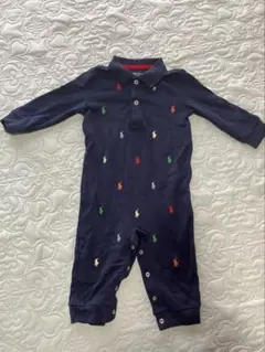 Ralph Lauren ネイビー ロンパース 75cm