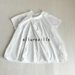 【新品、未使用】allureville タイプライターギャザーブラウス