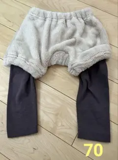 アカチャンホンポ レギンス付きパンツ 70
