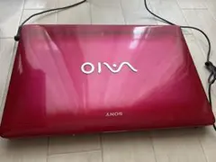 超希少カメラ付濃赤　RED VAIOバイオノートパソコン・パソコンケース付き