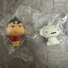 クレヨンしんちゃん ふにゅふにゅマスコット ガチャガチャ しんちゃん シロ