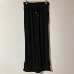 クラシカルエルフ　黒 ワイドパンツ ゴムウエスト
