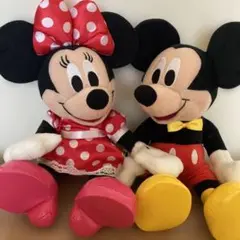 ミッキー・ミニー ぬいぐるみペア