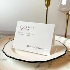 ˗ˏˋ NEW ˎˊ˗　席札_28　ウェディング　結婚式　席札