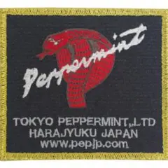 ピンクドラゴン ペパーミント ワッペン 新品未使用