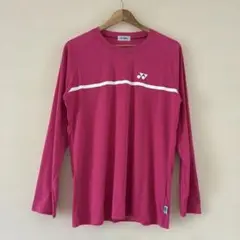 YONEX ピンク 長袖 ウォームアップウェア L ベリークール