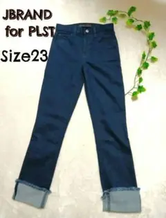 PLST×JBRAND別注　ロールアップデニム　ダークブルー　小さいサイズ　夏