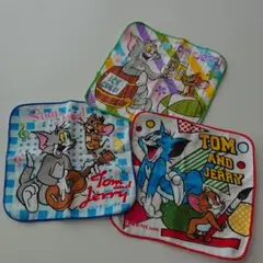 トムとジェリー ミニハンカチ 3枚セット