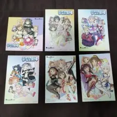 アイドルマスター　シンデレラガールズ劇場　購入特典　イラストカード　6種セット