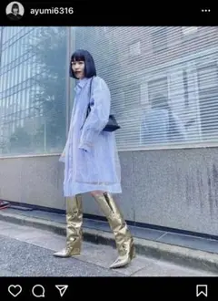最終値下げ Maison Margiela マルジェラ シャツワンピース 36