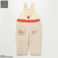 【未使用】Cottoliくまのプーさん オーバーオール 80