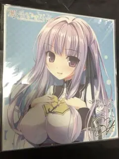 【激安!】 karory 先生 描き下ろし 複製サイン入り 色紙
