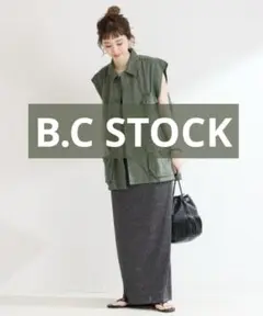 ラメシアーストレートスカート B.C STOCK