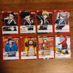 ミラクルバトルカードダス　HUNTERXHUNTER　8枚セット