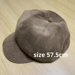 キャスケット帽　57.5cm レディース