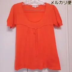 【未着用品】KLEIN PLUS サマーニット Mサイズ オレンジ 洋服
