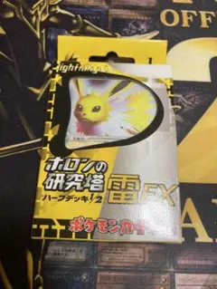 ポケモンカード　ホロンの研究塔　雷EX ハーフデッキ　開封品