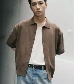 T/C BASIC HALF SLEEVE KNIT SHIRT
