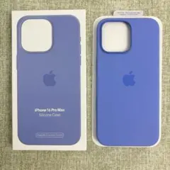 新品未使用· iPhone 16 Pro Max シリコンケース ブルー