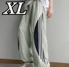 【新品】韓国 トラックパンツ メンズ ワイド 大きめ ゆったり ストリート系