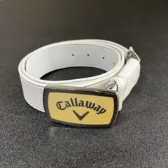 Callaway ベルト ホワイト