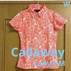Callawayレディース花柄シャツ Lady’s M