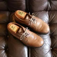 ALDEN 2512 プレーントゥシューズ 6EEE カーフ ブラウン