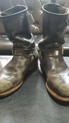 RED WINGレッドウイング2268エンジニア ブーツ　ブラック25.5cm