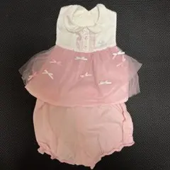 Miki House ピンク　よだれかけ
