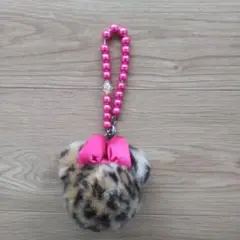 ディズニー　キーホルダー　ヒョウ柄