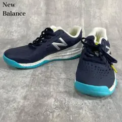 ニューバランス【23】テニスシューズ 796 ローカット メッシュパネル ロゴ