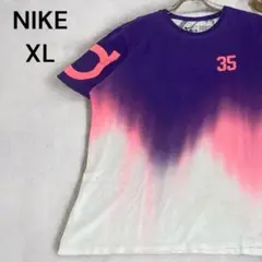 【入手困難】NIKE ナイキ Tシャツ グラデーション 袖ロゴ 35 XL