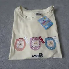TMGC キャラクターTシャツ クリーム色 たまごっち フリーサイズ