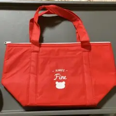 赤いお弁当袋・ランチバッグ