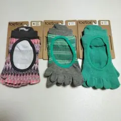 toesox ヨガソックス 3足セット Sサイズ