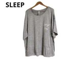 【一点物】　SLEEP グレー コージー Tシャツ 22/24