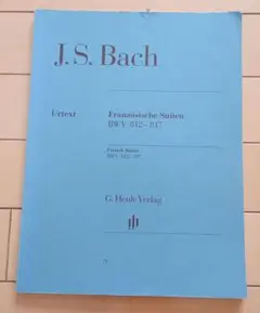 バッハ: フランス組曲全曲 BWV 812-817 (運指あり) ヘンレ版