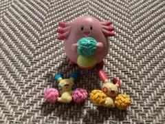 ポケモン　みんなでおうえんマスコット　ガチャガチャ　3点セット