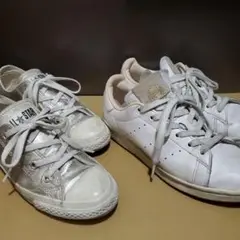 アディダス スタンスミス 22.5cm コンバース オールスター 23cm