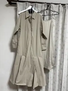 lilybrown ボリュームシャツワンピース