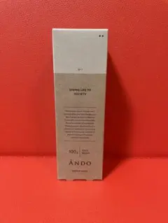 ANDO フェイスウォッシュ (洗顔料) 100g