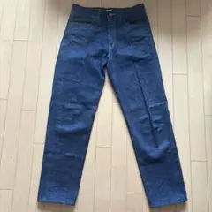 【美品】UNIQLOU インディゴブルー ストレートデニム メンズ 29インチ