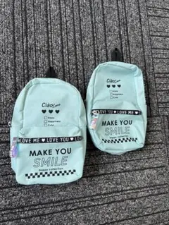 ちゃお付録　リュック型ポーチ　2コセット